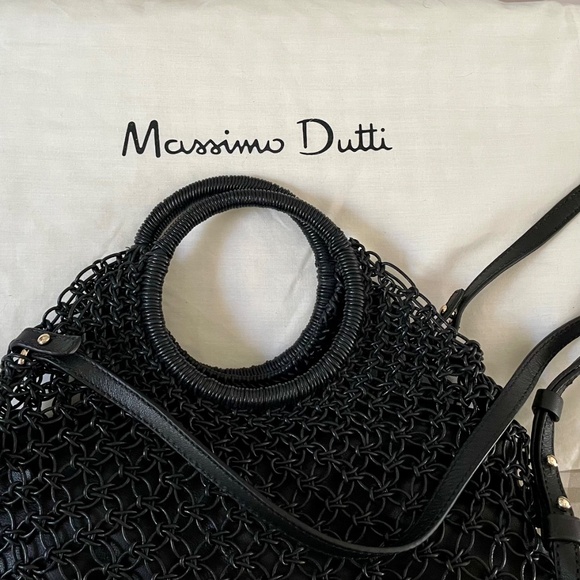 Massimo Dutti Leather 2-in-1 Bag - Picture 2 of 12